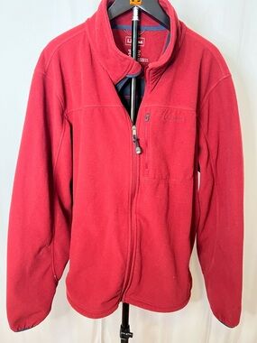 L.L. Bean Red Fleece Jacket